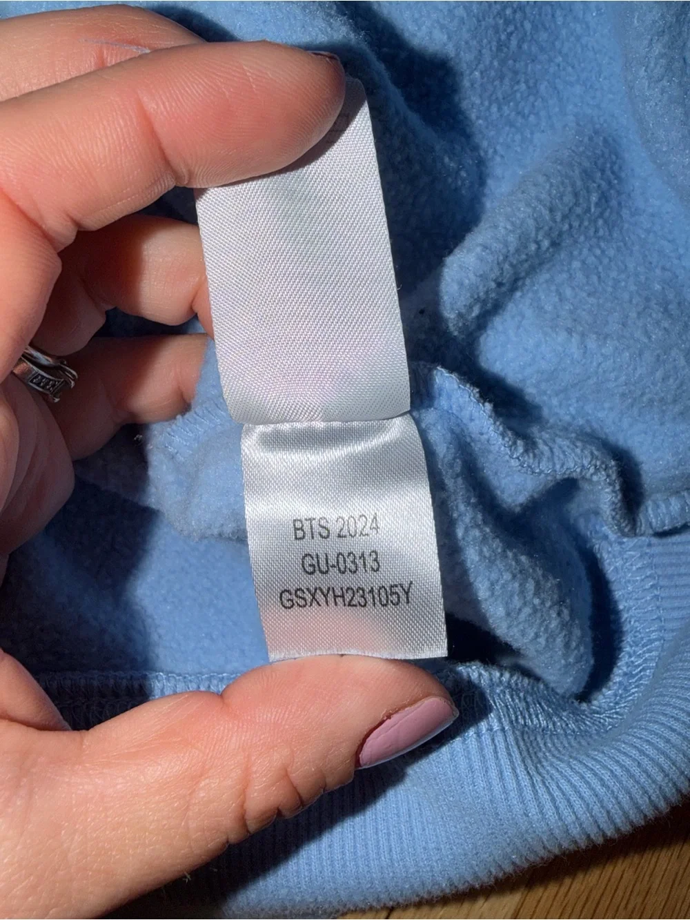 Light Blue Crewneck Hoodie Sweater - GOAT USA